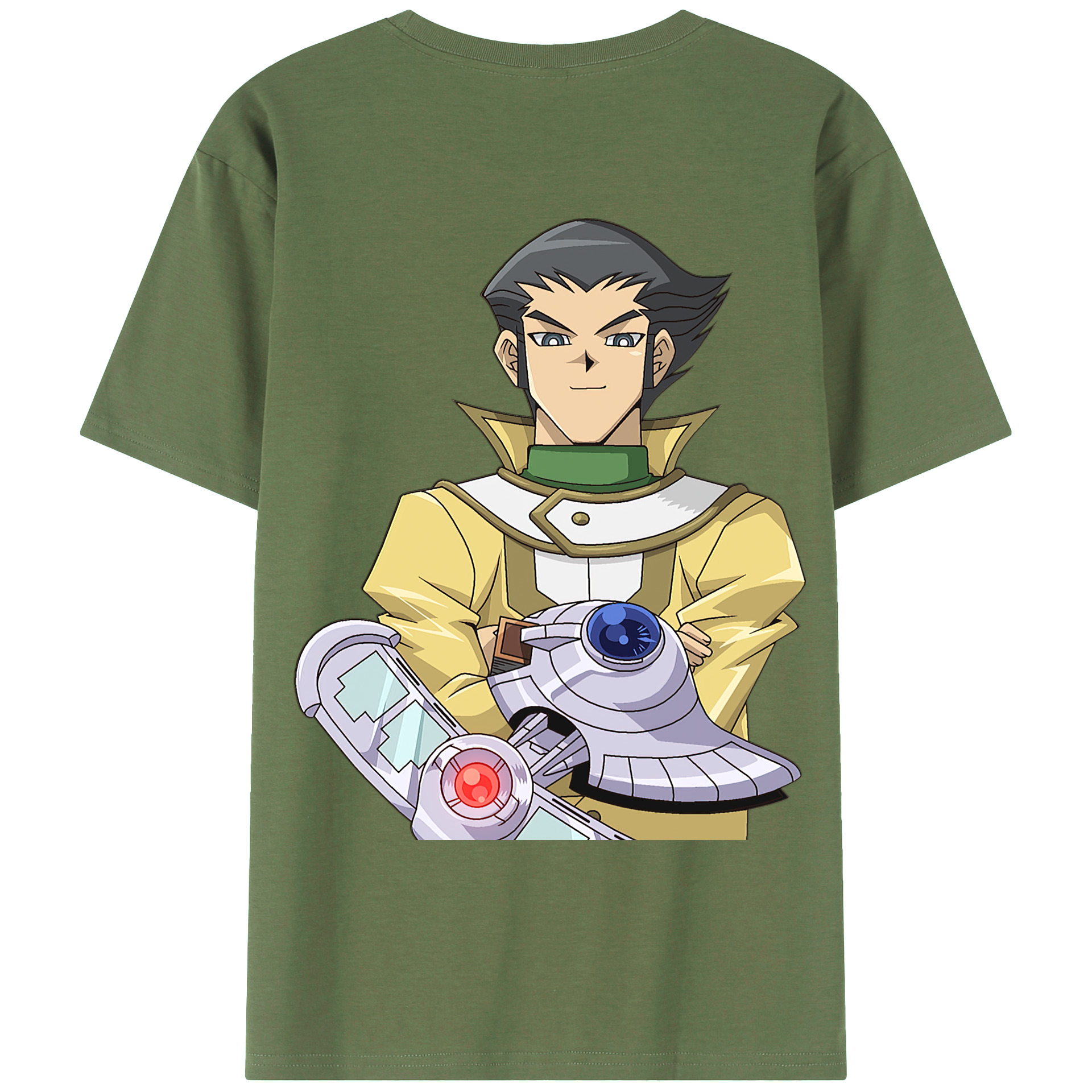 （画像用） 遊☆戯☆王 Yu-Gi-Oh! 綿100％ メンズ半袖Tシャツ（バックプリント） 通気性
